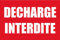 tsme Panneau signalétique 30x20 cm en PVC rouge, style informatif, décharge interdite