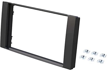 Audioproject A118 - Façade autoradio Universel 2 DIN Compatible avec:Ford C-Max Focus Fiesta Fusion S-Max C-Max Kuga Noir