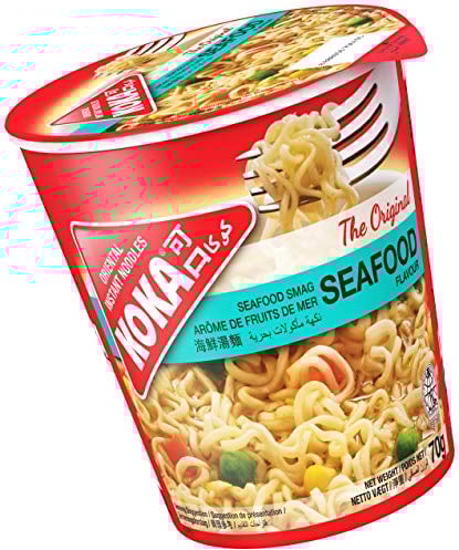 Koka Noodles Original Seafood Flavour Oriental Style Instant Noodles 12 Cups of 70 g