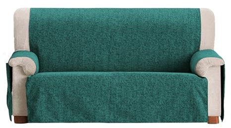 Eysa Dream Nicht elastisch Sofa überwurf 4 sitzer, Chenille, 03-türkis, 37 x 7 x 29 cm