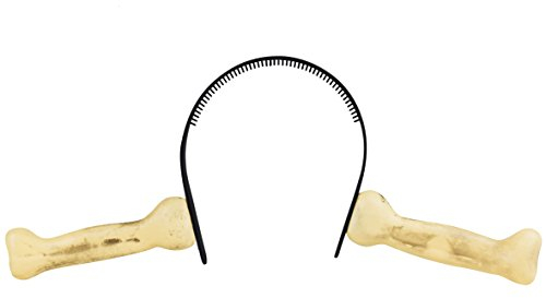 Boland – Tiara Knochen Bones unisex-adult, weiß, One Size, 72039