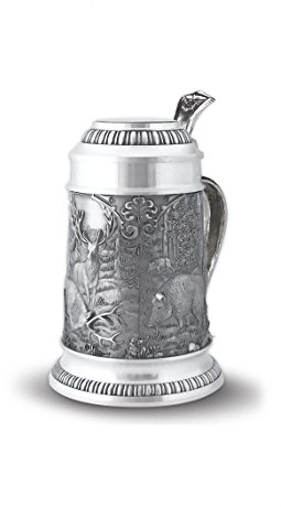 Die Neue Linie Jagd 0,5 Liter Krug mit flachem Deckel