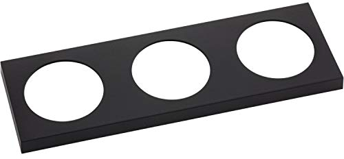Berker Integro Pure Rahmen 3-fach schwarz matt