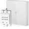 Sonew Wireless Lichtschalter Set,Smart WiFi RF APP Touch-Steuerung Funklichtschalter Set 12V 1 Weg Schalter Panel LED Licht Wandschalter Touch Lichtschalter(White)