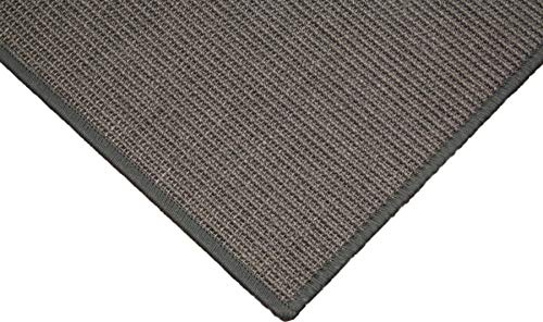 Teppich Janning Sisalteppich umkettelt grau 100% Sisal gekettelt - Verschiedene Größen (70 x 140 cm)