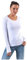 ONLY Damen Longsleeve Onllive Love Life Basic Damen-Shirt 15204712 White XL