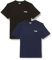 Wrangler Men's 2PACK Sign Off Tee Captains Blue T-Shirt, X-Large