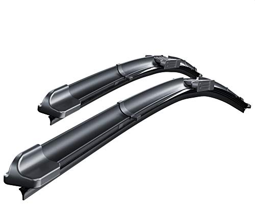 Mossa Escobillas limpiaparabrisas para la luna delantera adecuadas para Kia Sportage III (07.2010-2015) - escobillas plana Premium
