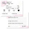Gentle North Babyparty Spiele (25 Karten - beidseitig Bedruckt) - Deutsch - Babyshower Spiele für Junge und Mädchen - Deko Baby Shower Party Spiel - Rosa Aquarell