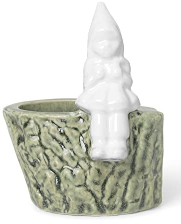 Kähler Weihnachtsferien H10 cm Weihnachtsgeschichten Dekoration, Weiss