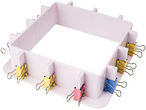 LET'S RESIN Verstellbares Formgehäuse für die Herstellung von Silikonformen, Formmeister für die Herstellung von Silikonkautschuk, Kunststoffgehäuserahmen für Harzformen, Kerzenformen, Seifenformen