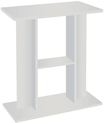AQPET E-CABINET Ständer für Aquarien aus Holz, Weiß