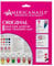 Americanails Mini Acrylic Nail Training Mat - Beginners Silicone Trainer Sheet, Apply Acrylic Nails with Flexible Roll Up Pad Template, Worksheet for Acrylic Fingernails & Nail Technology