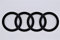 Audi Original Ringe Front schwarz e-Tron GT