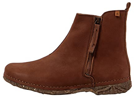 El Naturalista Damen Ankle Boots Angkor, Frauen Stiefeletten,uebergangsstiefel,knöchelhoch,reißverschluss,Stiefel,Chocolate,40 EU / 7 UK