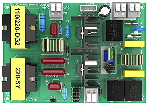 RATRIG Ultrasonic Cleaner Digital Circuit Board 150W for Car Washer Cleaning Machine Generator Circuit Board(DG2 110V)
