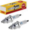 SET 2 NGK Spark plug Zündkerze DPR7EA-9