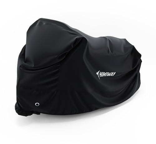 Himiway Fahrradabdeckung für 1 Fat Tire Fahrrad oder 2 Fahrräder, Fahrradabdeckung, Aufbewahrung im Freien, Fahrradaufbewahrungsabdeckungen, Anti-Staub, Schnee, UV