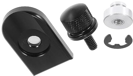 Copri manopola di montaggio a vite per Harley Davidson Fender Nero 1996-2020