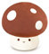 Yeqivo Stofftiere Pilze Plüsch Süße Plüschtier Hautfreundlich Pilze Kuscheltier Seitenschläferkissen Kawaii Plush Deko Wurfkissen Mushroom （23CM,Braun）