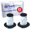 Trade-Shop - 2 filtri in schiuma/aspirapolvere compatibili con Rowenta Air Force 560 Flex RH9471 RH9472 RH9474 aspirapolvere a batteria sostituisce ZR009002