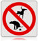 LEIASA | Cartel Prohibido Caca de Perro - 21x21 cm - Aluminio Reflectante - Grosor 0.8 mm - Apto Exterior e Interior - Impresión UV - Señal Prohibido Cagadas