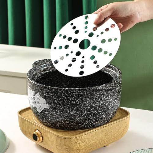 Convert Glass and Non Magnetic Pots with Stainless Steel Heat Diffuser Disc Adapter Plate for Induction Cooktops (23cm)