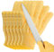 PATIKIL Cut Resistant Gloves, 6 Pair Level 5 Protection Anti Cutting Gloves Cut Proof Gloves for Kitchen Wood Carving Working, Small, Yellow