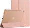 JNS Custodia per iPad Air 2a generazione 2014, A1566 A1567, custodia sottile a portafoglio con retro traslucido, iPad Air 2. (oro rosa)