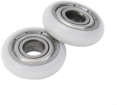 Rollen für Duschtüren, 10 Stück, geeignet für die meisten Duschabtrennungen (19 mm)