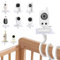 Orizizhic Halterung Kompatibel mit GHB Babyphone, Universell Baby Kamera Halter Kompatibel mit Philips Avent Babyphone momcozy ieGeek BOIFUN Babyphone, Verstellbarer Baby Monitor Handyhalter Ständer