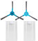 Nilnyvda Pièces de Rechange de Rechange compatibles avec Thomson THVC204BC, Filtre HEPA, Brosse latérale, Accessoires for aspirateur Robot, Kit de consommables(SKQ)