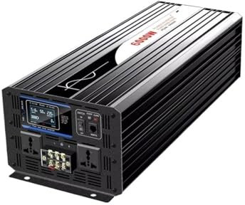 DZSHONGXINSM Convertisseur Onduleurs Sinusoïdaux Purs 6000 W Convertisseur De Tension 12 V 24 V 48 V CC vers 110 V 220 V 50 Hz 60 Hz Transformateur(12V,110-120V)