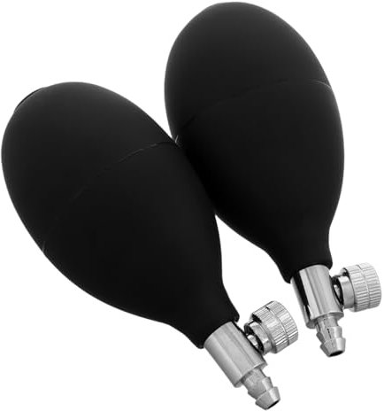 SHERCHPRY 2Pièces Pompe à Gonflage Manuelle PVC avec Valve de Air Tensiomètres et Gonflables Conception Ergonomique pour Utilisation