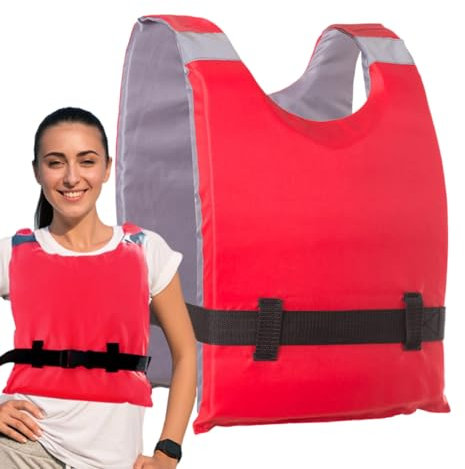 Besreey Giubbotti Di Salvataggio - Giubbotto Leggero per Nuoto con Strisce Rifrangenti | Con Bande Rifrangenti e Galleggiabilitá Elevata, Dispositivo Sicuro Per Attivitá Nautiche Come Vela,