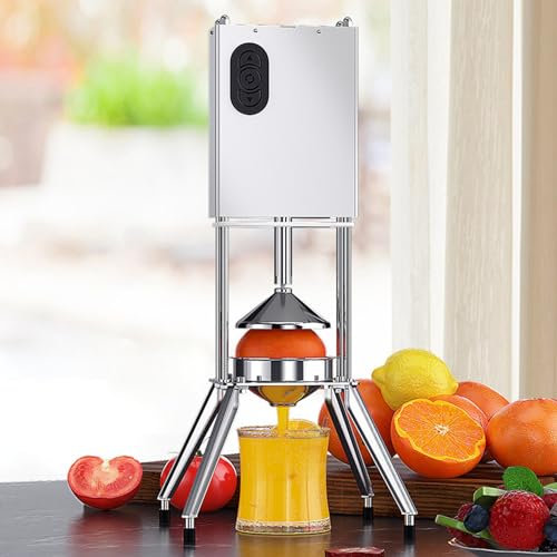 XCSCUK Extractor eléctrico de Jugo de cítricos, exprimidor de Naranja de Grado Comercial, exprimidor de toronja de Naranja, exprimidores de masticación, para limón