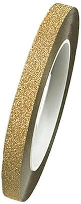 50 Meters Light Gold Glitter Washi Tape 15mm Wide Sparkling Decorative Tapes Self Adhesive Washi Tape for Scrapbook/Wrapping