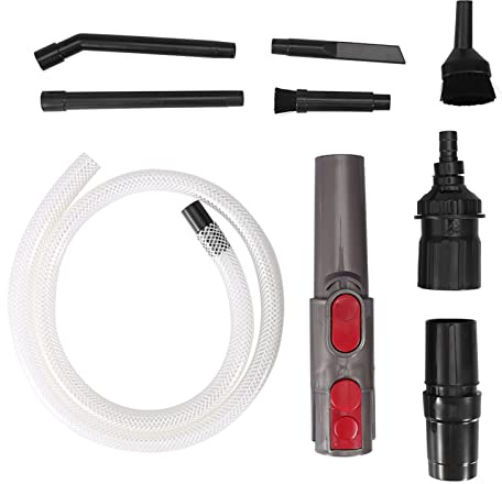 9PCS Mini Micro Vacuum Cleaners Adapter Tool, Universal Dusty Brush Vacuum Cleaner Attachments, Car Vehicle Cleaning Kit for 28mm or 35mm Vacuum Cleaner