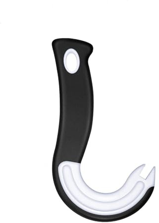 Easy Open Ring Pull Can Opener, J Hook Easy Grip Opener Non-Slip Handy Ring Pull Openers Tool for Cans Beer Tin Cat Food Ideal for Seniors Children Weak Hands (1pc)