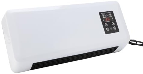 ZASCHMOY Mini Condizionatore d'Aria a Parete Riscaldatore 2 in 1 unità AC Portatile a Basso Rumore con Telecomando per Ufficio Camera Letto (Spina Europea 220 V)