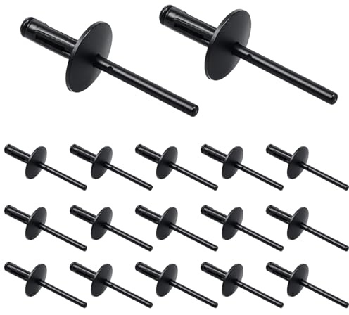 60 Stück Kunststoff-Blindnieten (6mm) für Radlauf & Stoßstange | Kompatible Clips für BMW Modelle X1, X3, X5, X6, E90, E91, F15 uvm. | Radkasten-Befestigungen & Radlauf-Verkleidung Clips | 517170029