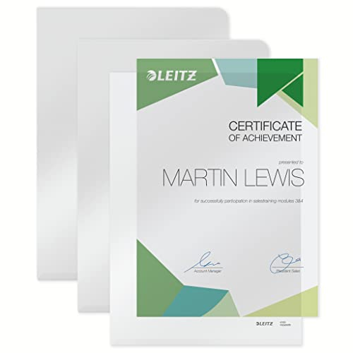 Leitz Sichthüllen Spitzenqualität 4153/4153-00-03 farblos, 100 Stück
