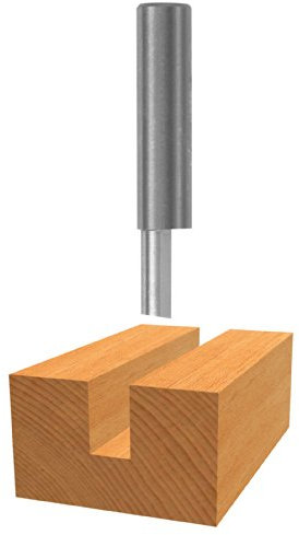 Bosch 85280 - Carburo sólido (1/4, diámetro por 1/4, longitud de corte y ranura)