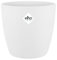Elho Brussels Round 25 - Vaso per Interno - Ø 24.3 x H 23.2 cm - Bianco/White