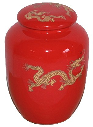 AAF Nommel®, Chinesische Teedose 05 aus Keramik rot
