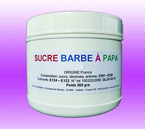 Sucre à barbe à papa Violette 500g