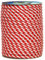Corderie Italiane, 006024668, Treccia segnaletica bianco/rossa 10 mm - 100 mt