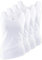 Yenita 4 Stück Damen Tank Top - Unterhemden mit dezent glänzender Satinband-Einfassung, Gr. 40-42
