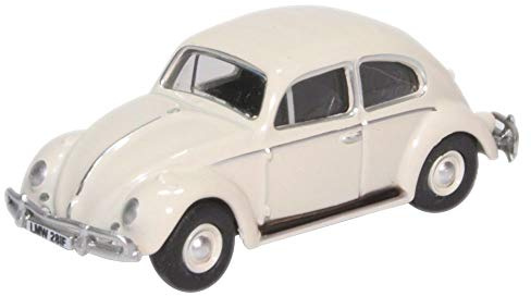 Oxford Diecast 76VWB008 VW Beetle Lotus White OO Gauge