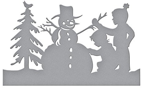Spellbinders Building a Snowman Shapeabilities Die, Metal, Brown, 19.5 x 12.4 x 0.2 cm